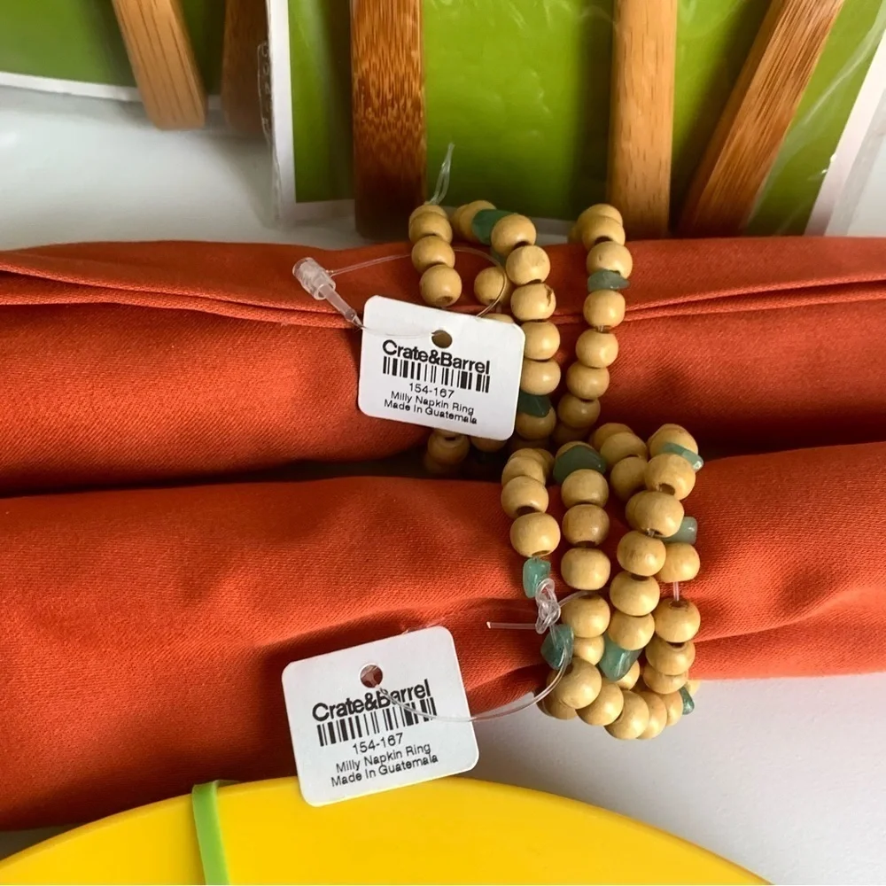 Crate & Barrel Insulated Cooler + Picnic Set + utensils Plates Fabric Napkins